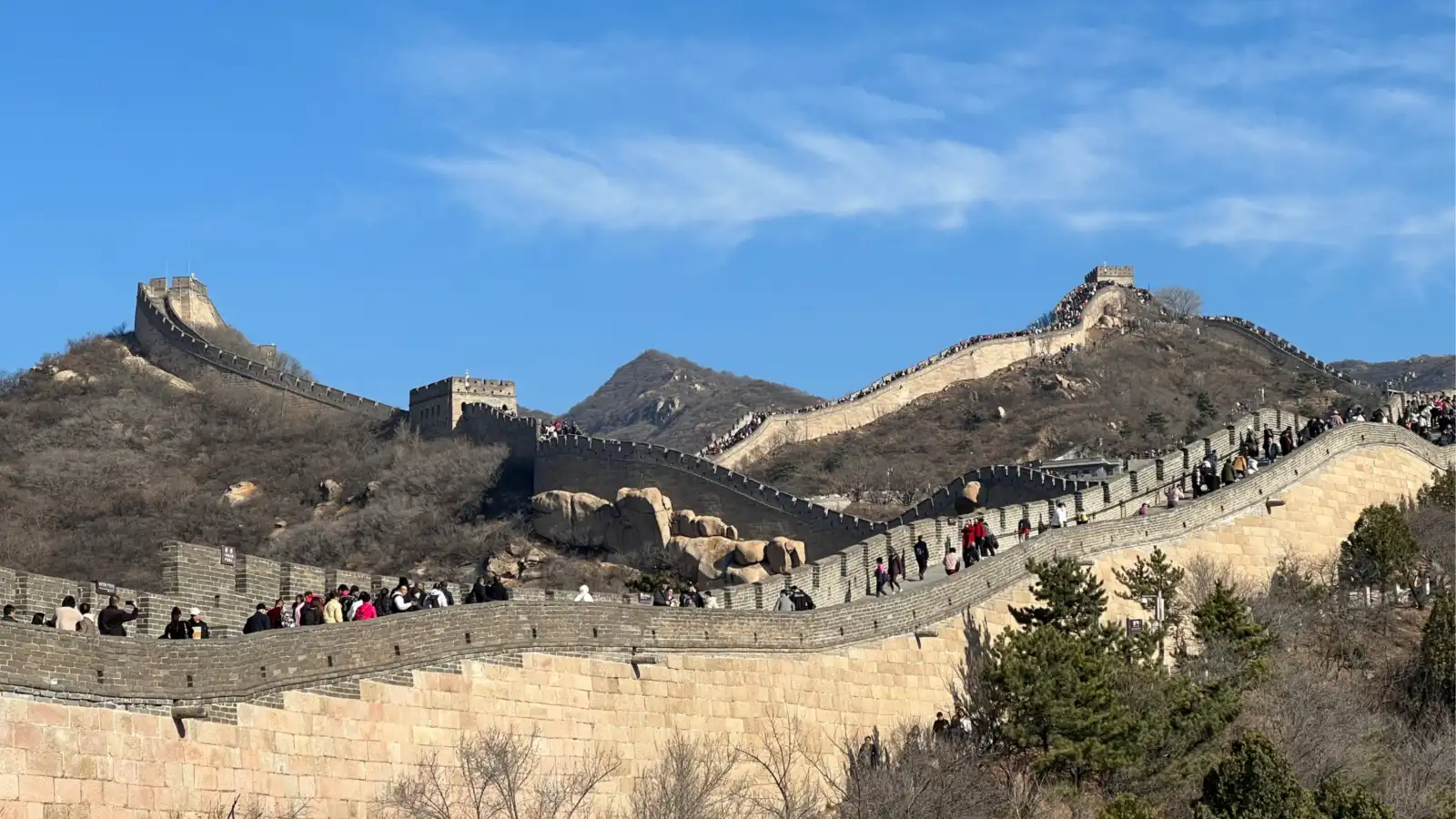 Panoramic view of Badaling Great Wall